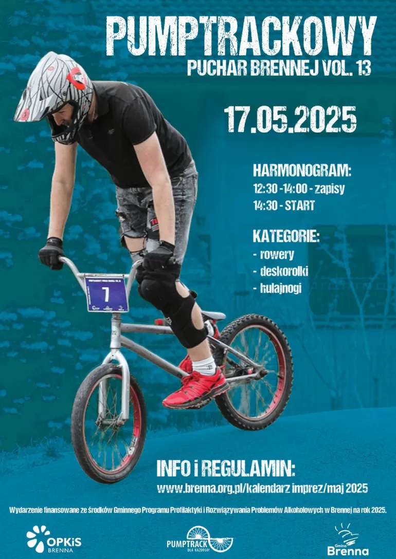 Przed nami 13. edycja Pumptrackowego Pucharu Brennej